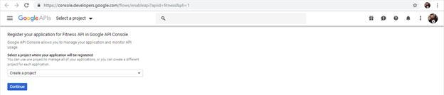 Google Fitness REST API